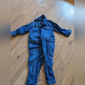 Baby Gap Denim Utility Jumpsuit